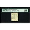 Image 1 : Connecticut October 11, 1777 3d PMG Gem Uncirculated 66 Connecticut October 11, 1777 3d PMG Gem Unci