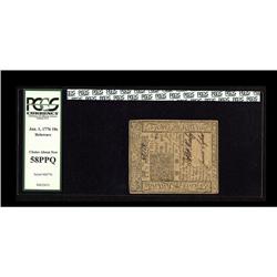 Delaware January 1, 1776 10s PCGS Choice About New 58PP Delaware January 1, 1776 10s PCGS Choice Abo