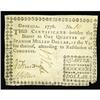 Image 1 : Georgia 1776 $1/4 Very Fine. a VERY SCARCE two-note iss Georgia 1776 $1/4 Very Fine.
