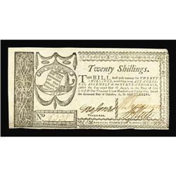 Georgia October 16, 1786 20s Extremely Fine. Save for a Georgia October 16, 1786 20s Extremely Fine.