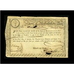 Massachusetts Jan. 1, 1783 $15 Very Fine. This is an A Massachusetts Feb. 5, 1780 [$15 Very Fine.