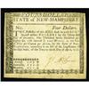 New Hampshire April 29, 1780 $4 Extremely Fine. Here is New Hampshire April 29, 1780 $4 Extremely Fi