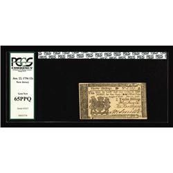 New Jersey June 22, 1756 12s PCGS Gem New 65PPQ. New Jersey June 22, 1756 12s PCGS Gem New 65PPQ.