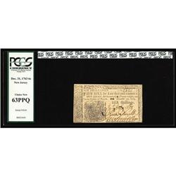 New Jersey December 31, 1763 6s PCGS Choice New 63PPQ. New Jersey December 31, 1763 6s PCGS Choice N
