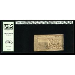 New Jersey December 31, 1763 6s PCGS Choice New 63PPQ. New Jersey December 31, 1763 6s PCGS Choice N