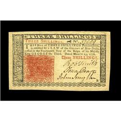 New Jersey March 25, 1776 3s Gem New. New Jersey March 25, 1776 3s New.