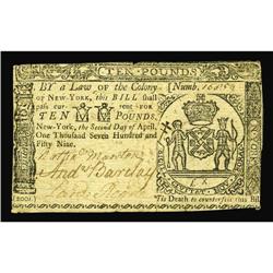 New York April 2, 1759 L10 Fine-Very Fine. There were 5 New York April 2, 1759 L10 Fine-Very Fine.