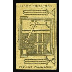New York August 2, 1775 (Water Works) 8s Choice New. Em New York August 2, 1775 (Water Works) 8s Cho