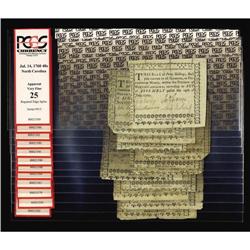 Wholesale Group of July 14, 1760 North Carolina PCGS Gr Wholesale Group of July 14, 1760 North Carol