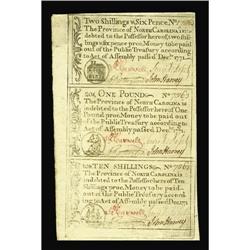 North Carolina December, 1771 2s/6d, $1, 10s.Gem New.T North Carolina December, 1771 2s/6d, [$1, 10s