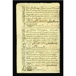 North Carolina December, 1771 2s/6d, $1, 10s Gem New. North Carolina December, 1771 2s/6d, [$1, 10s 