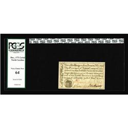 North Carolina December, 1771 2s/6d PCGS Very Choice Ne North Carolina December, 1771 2s/6d PCGS Ver