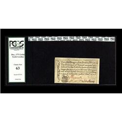 North Carolina December, 1771 2s/6d PCGS Choice New 63. North Carolina December, 1771 2s/6d PCGS Cho