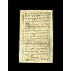 North Carolina December, 1771 2s/6d, $1, 10s Choice Ne North Carolina December, 1771 2s/6d, [$1, 10s
