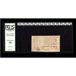North Carolina December, 1771 10s PCGS Extremely Fine 4 North Carolina December, 1771 10s PCGS Extre