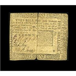 Pennsylvania May 1, 1760 5s Very Good. This example tec Pennsylvania May 1, 1760 5s Very Good.