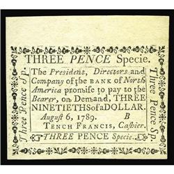 Pennsylvania Bank of North America August 6, 1789 3d Pennsylvania Bank of North America August 6, 17
