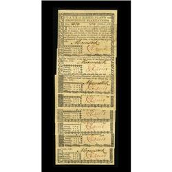 Rhode Island July 2, 1780 $1, $2, $3, $4, $5, $7, $8, a Rhode Island July 2, 1780 $1, $2, $3, $4, $5