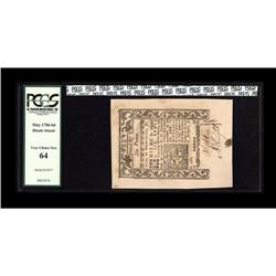 Rhode Island May 1786 6d PCGS Very Choice New 64. A lit Rhode Island May 1786 6d PCGS Very Choice Ne