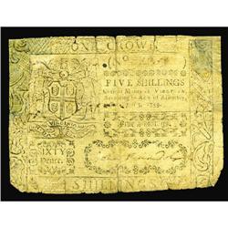 Virginia April 5, 1759 5s Very Good. Unlike the 1759 is Virginia April 5, 1759 5s Very Good.