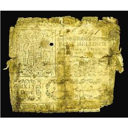 Virginia March 11, 1760 5s Good. A good candidate for c Virginia March 11, 1760 5s Good.