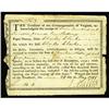 Image 1 : Virginia May 28, 1785 717/10s Very Fine-Extremely Fine Virginia May 28, 1785 [$717/10s Very Fine-Ext