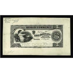 Toronto, ON- Canadian Bank of Commerce $5 May 1, 1912 Toronto, ON- Canadian Bank of Commerce