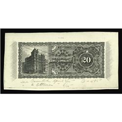 Toronto, ON- Canadian Bank of Commerce $20 Toronto, ON- Canadian Bank of Commerce