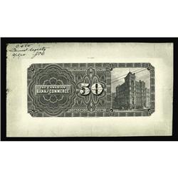 Toronto, ON- Canadian Bank of Commerce $50 (1893 - 1912 Toronto, ON- Canadian Bank of Commerce