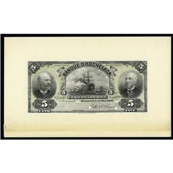 Montreal, PQ- Banque D''Hochelaga 5 Piast Montreal, PQ- Banque D'Hochelaga