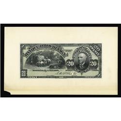 Montreal, PQ- Banque D''Hochelaga 20 Piastres Montreal, PQ- Banque D'Hochelaga