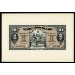 Montreal, PQ- Banque D''Hochelaga $10 Jan. 2, 191 Montreal, PQ- Banque D'Hochelaga