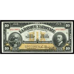 Quebec City, Quebec- LaBanque Nationale $10 Nov. 2, 192 Quebec City, Quebec- LaBanque Nationale