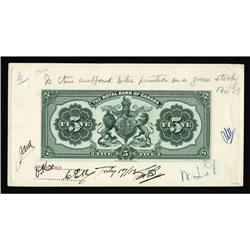 Montreal, PQ- Royal Bank of Canada $5 Charlton (1912) 6 Montreal, PQ- Royal Bank of Canada