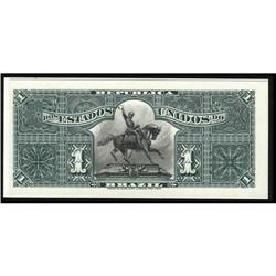 Brazil 1000 Reis (1891) Pick 3 UNL Face and Back Proofs Brazil