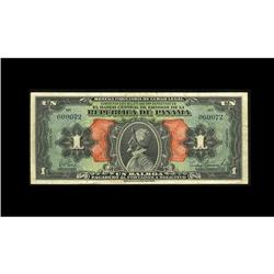 Panama 1 Balboa 1941 Pick 22aHere is yet another exampl Panama 1 Balboa 1941 Pick 22a
