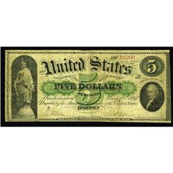 Fr. 5 $5 1861 Demand Note Very Good-Fine. Fr. 3 $5 1861 Demand Note Very Good-Fine.