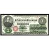 Image 1 : Fr. 16 $1 1862 Legal Tender Choice New. Tight across th Fr. 16 $1 1862 Legal Tender Choice New.