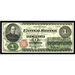 Fr. 16 $1 1862 Legal Tender Choice About New. The secon Fr. 16 $1 1862 Legal Tender Choice About New