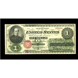 Fr. 16 $1 1862 Legal Tender Fine-Very Fine. "Series" is Fr. 16 $1 1862 Legal Tender Fine-Very Fine.