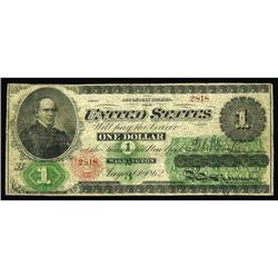 Fr. 17a $1 1862 Legal Tender Very Good.Serial # on Seal Fr. 17a $1 1862 Legal Tender Very Good.