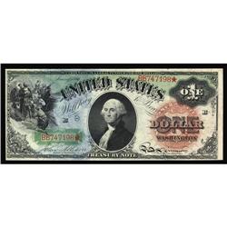 Fr. 18 $1 1869 Legal Tender About New+. This colorful r Fr. 18 $1 1869 Legal Tender About New+.