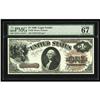 Image 1 : Fr. 30 $1 1880 Legal Tender PMG Superb Gem Unc 67. "Exc Fr. 30 $1 1880 Legal Tender PMG Superb Gem U