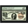 Image 1 : Fr. 31 $1 1880 Legal Tender PMG Superb Gem Unc 67. Fr. 31 $1 1880 Legal Tender PMG Superb Gem Unc 67