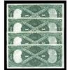 Image 2 : Fr. 36 $1 1917 Legal Tender Cut Sheet of Four Very Cho Fr. 36 $1 1917 Legal Tender Cut Sheet of Four