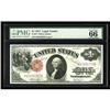 Image 1 : Fr. 37 $1 1917 Legal Tender PMG Gem Uncirculated 66. Be Fr. 37 $1 1917 Legal Tender PMG Gem Uncircul