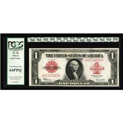 Fr. 40 $1 1923 Legal Tender PCGS Very Choice New 64PPQ. Fr. 40 $1 1923 Legal Tender PCGS Very Choice