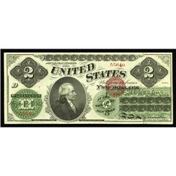 Fr. 41 $2 1862 Legal Tender Gem New. Fr. 41 $2 1862 Legal Tender Gem New.