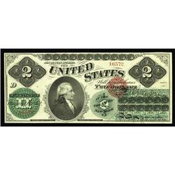 Fr. 41 $2 1862 Legal Tender Very Choice New. Fr. 41 $2 1862 Legal Tender Very Choice New.