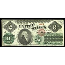 Fr. 41 $2 1862 Legal Tender Extremely Fine. This note h Fr. 41 $2 1862 Legal Tender Extremely Fine.